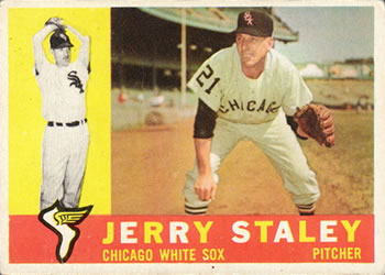 1960 Topps #510 Jerry Staley Front