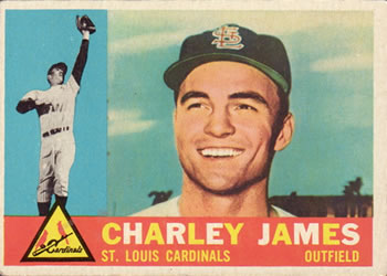 1960 Topps #517 Charley James Front