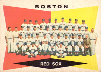 1960 Topps #537 Boston Red Sox Front