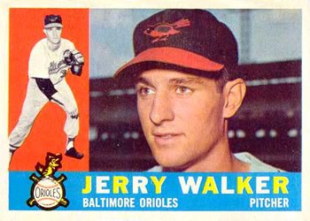 1960 Topps #540 Jerry Walker Front