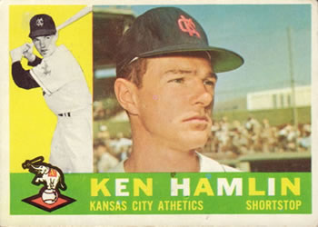 1960 Topps #542 Ken Hamlin Front