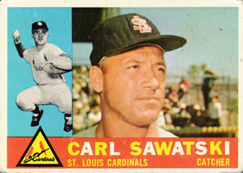 1960 Topps #545 Carl Sawatski Front