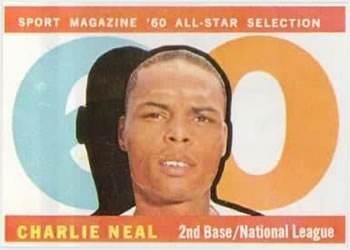 1960 Topps #556 Charlie Neal Front