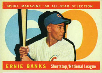 1960 Topps #560 Ernie Banks Front