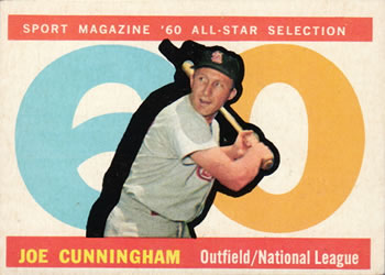 1960 Topps #562 Joe Cunningham Front