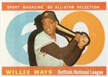 1960 Topps #564 Willie Mays Front
