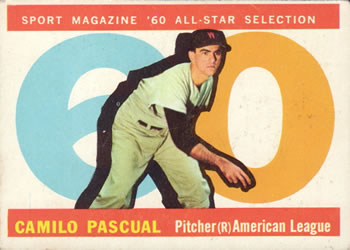 1960 Topps #569 Camilo Pascual Front