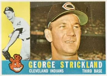 1960 Topps #63 George Strickland Front