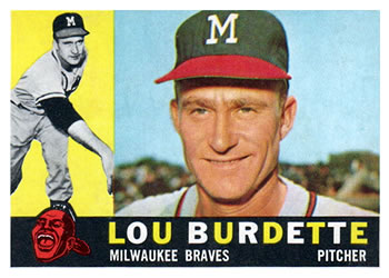 1960 Topps #70 Lou Burdette Front