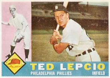 1960 Topps #97 Ted Lepcio Front