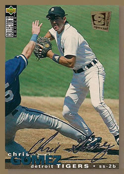 1995 Collector's Choice SE - Gold Signature #219 Chris Gomez Front