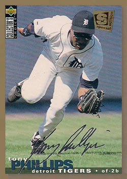 1995 Collector's Choice SE - Gold Signature #223 Tony Phillips Front
