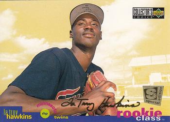 1995 Collector's Choice SE - Gold Signature #7 LaTroy Hawkins Front