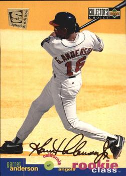 1995 Collector's Choice SE - Gold Signature #12 Garret Anderson Front