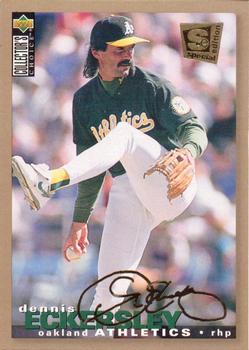 1995 Collector's Choice SE - Gold Signature #44 Dennis Eckersley Front