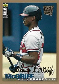 1995 Collector's Choice SE - Gold Signature #65 Fred McGriff Front