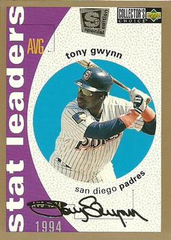 1995 Collector's Choice SE - Gold Signature #140 Tony Gwynn Front