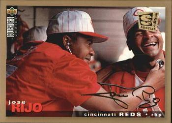 1995 Collector's Choice SE - Gold Signature #197 Jose Rijo Front