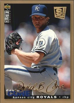 1995 Collector's Choice SE - Gold Signature #210 David Cone Front