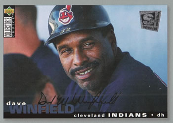 1995 Collector's Choice SE - Silver Signature #115 Dave Winfield Front