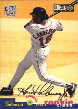 1995 Collector's Choice SE - Silver Signature #12 Garret Anderson Front