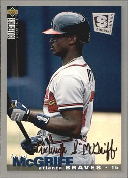 1995 Collector's Choice SE - Silver Signature #65 Fred McGriff Front