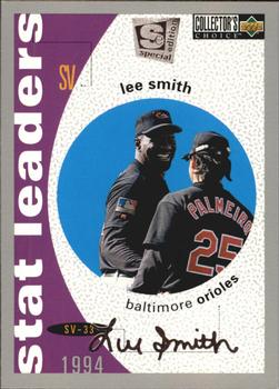 1995 Collector's Choice SE - Silver Signature #144 Lee Smith Front