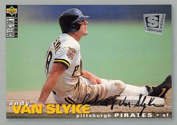 1995 Collector's Choice SE - Silver Signature #180 Andy Van Slyke Front