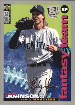 1995 Collector's Choice SE - Silver Signature #250 Randy Johnson Front