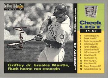 1995 Collector's Choice SE - Silver Signature #261 Ken Griffey Jr. Front