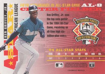 1995 Donruss - All-Stars #AL-8 Ken Griffey Jr. Back