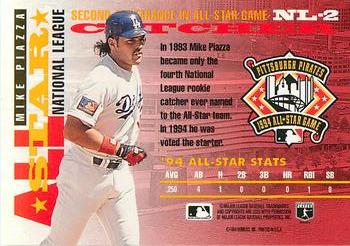1995 Donruss - All-Stars #NL-2 Mike Piazza Back