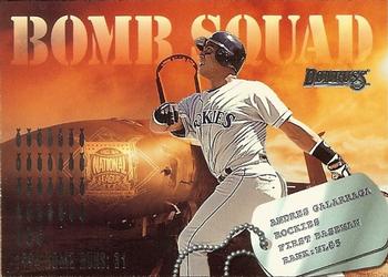 1995 Donruss - Bomb Squad #5 Andres Galarraga / Cecil Fielder Front
