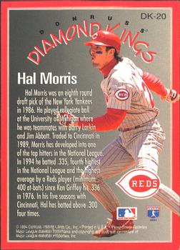 1995 Donruss - Diamond Kings #DK-20 Hal Morris Back