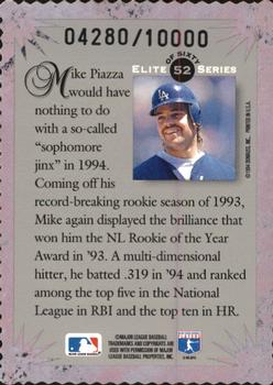 1995 Donruss - Elite Series #52 Mike Piazza Back