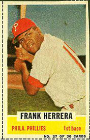 1961 Bazooka #27 Frank Herrera Front