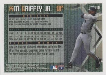1995 Finest #118 Ken Griffey Jr. Back