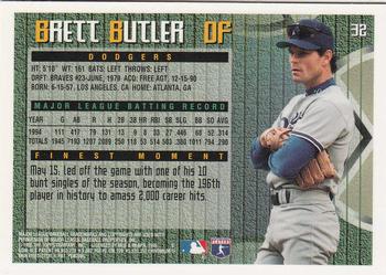 1995 Finest #32 Brett Butler Back
