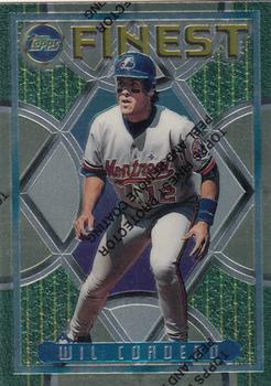 1995 Finest #40 Wil Cordero Front