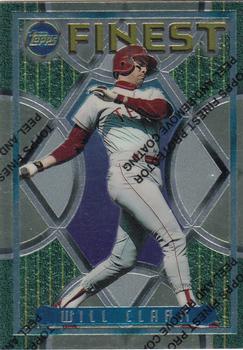 1995 Finest #123 Will Clark Front
