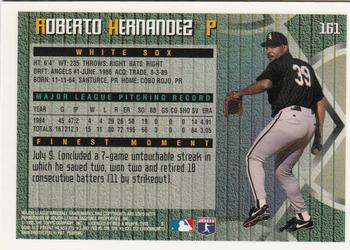 1995 Finest #161 Roberto Hernandez Back