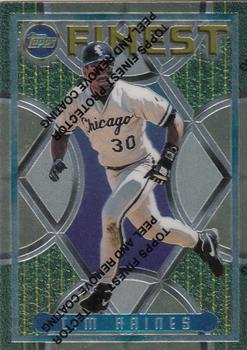 1995 Finest #187 Tim Raines Front