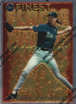 1995 Finest - Flame Throwers #FT5 Randy Johnson Front