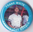 1984 Fun Foods Pins #44 Frank White Front