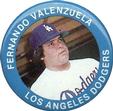 1984 Fun Foods Pins #7 Fernando Valenzuela Front