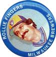 1984 Fun Foods Pins #10 Rollie Fingers Front