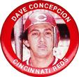 1984 Fun Foods Pins #23 Dave Concepcion Front