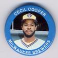 1984 Fun Foods Pins #48 Cecil Cooper Front