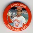 1984 Fun Foods Pins #61 Mario Soto Front