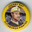 1984 Fun Foods Pins #69 Johnny Ray Front